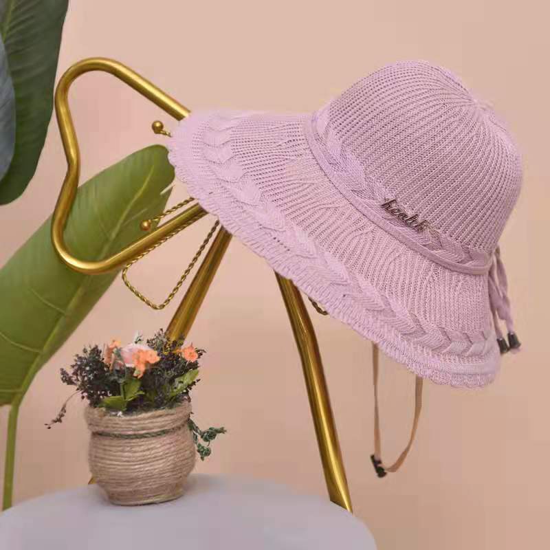 Airy women's beach hat for summer – Matilda-Pink-The Livary