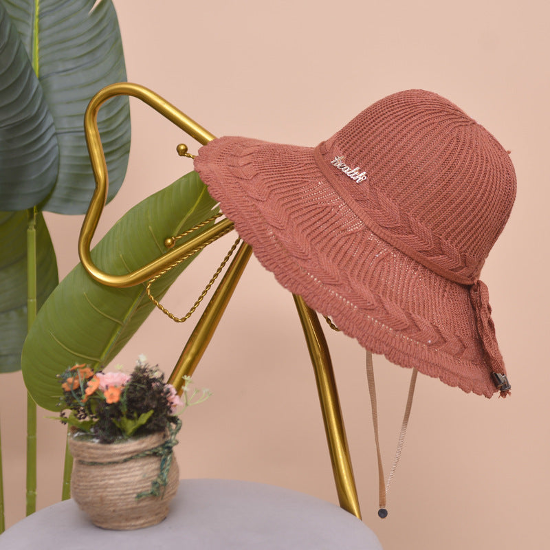 Airy women's beach hat for summer – Matilda-Red-The Livary
