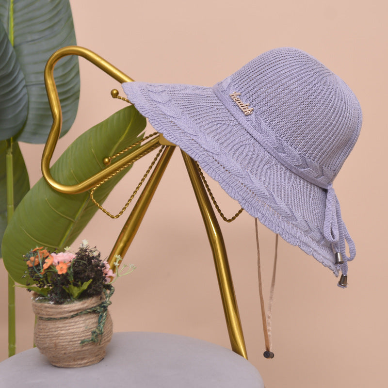 Airy women's beach hat for summer – Matilda-Gray-The Livary