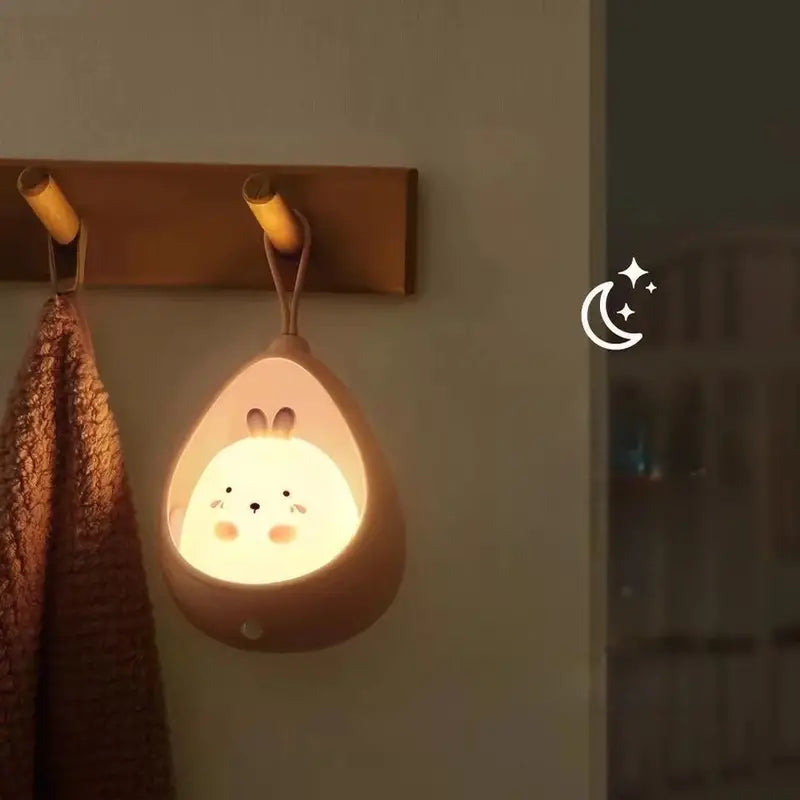 Animal Night Light - PurrLight-Pink-Katje-The Livary