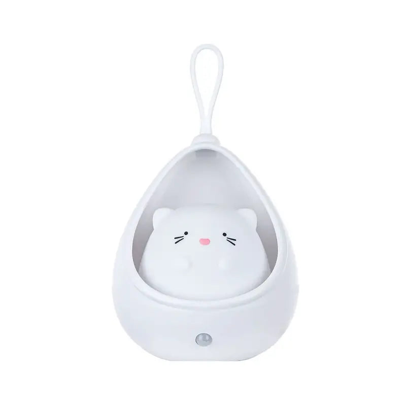 Animal Night Light - PurrLight-White-Katje-The Livary