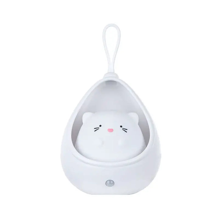 Animal Night Light - PurrLight-White-Katje-The Livary