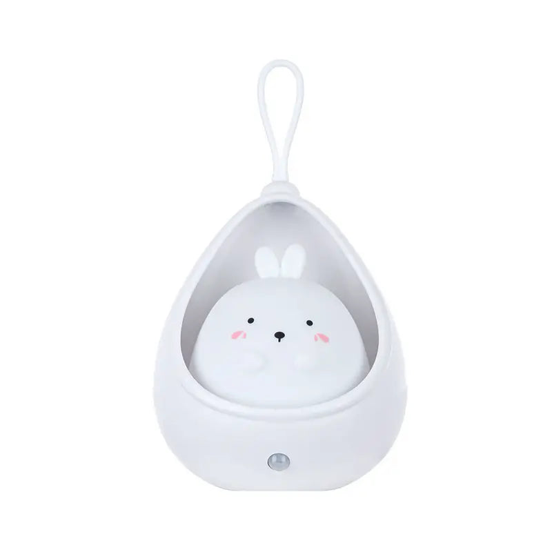 Animal Night Light - PurrLight-White-Rabbit-The Livary