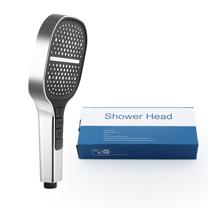 Luxury Shower Head with 7 Settings – HydraLux-Black-The Livary