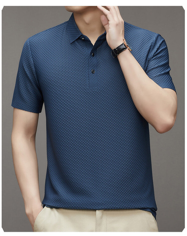 Trendy Men's Polo Shirt – Finn-Black-M-The Livary