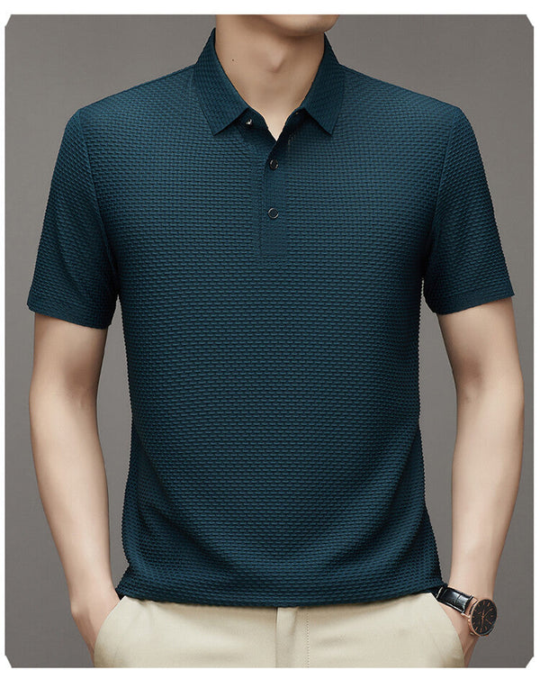 Trendy Men's Polo Shirt – Finn-Dark green-M-The Livary