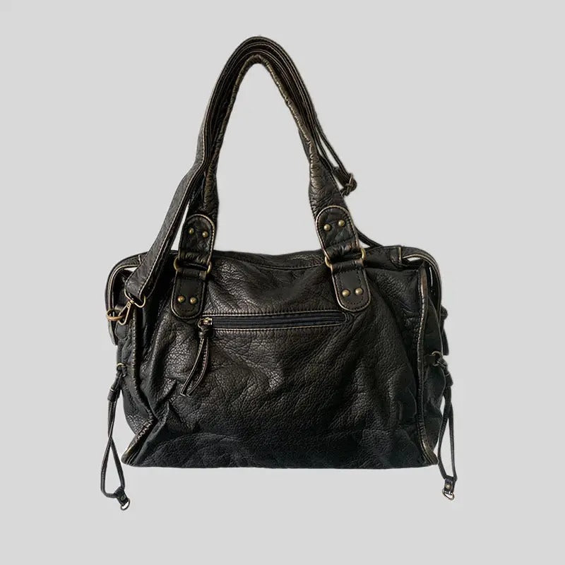 Vintage Leather Handbag - Marisol-The Livary