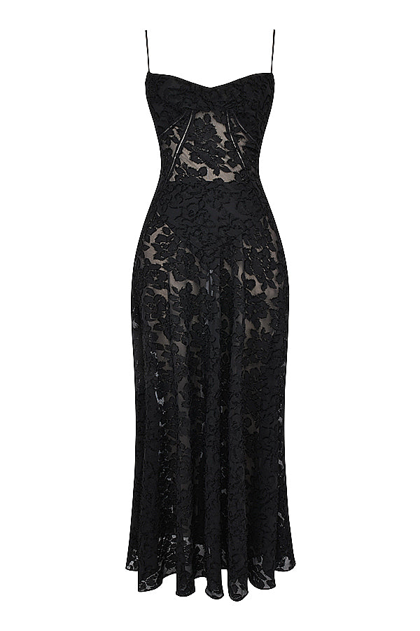 Stylish Sleeveless Dress – Viviana-Black-XS-The Livary