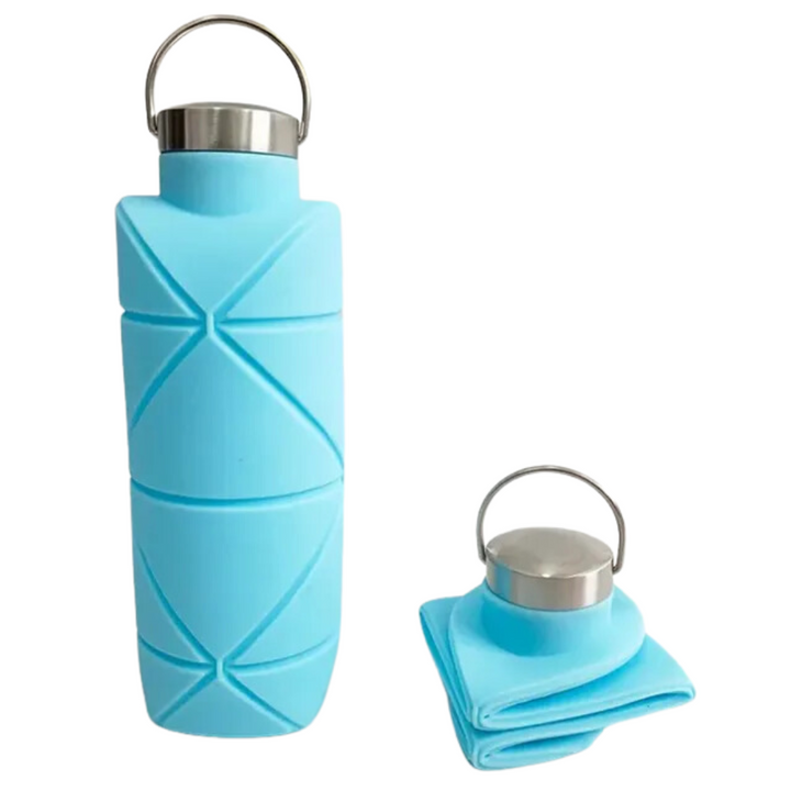Collapsible Water Bottle 750 ML - AquaFold-Blue-The Livary