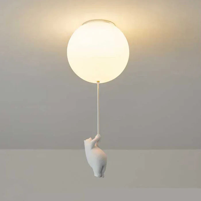 Children's Ceiling Lamp with Bear and Balloon - CloudBear