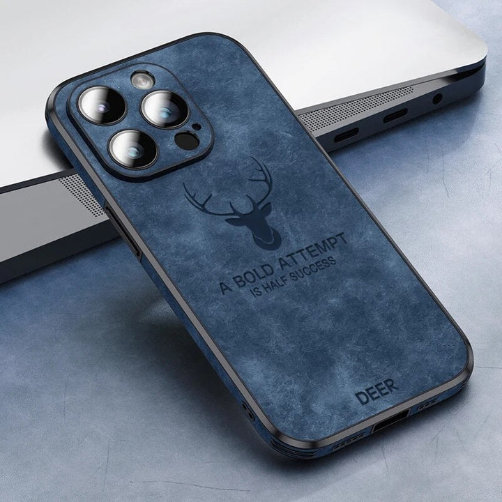 Luxury Deer Leather iPhone Case - Veltro