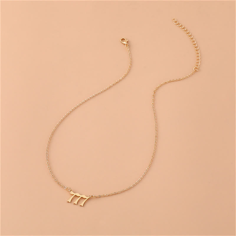 Angel Numbers Stainless Steel Necklace - Celestia-111-Silver-The Livary