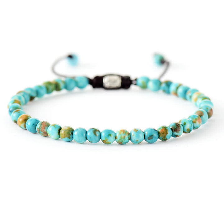 Natural Stone Pearl Adjustable Braided Bracelet - Aisha-Kaiserstein-The Livary