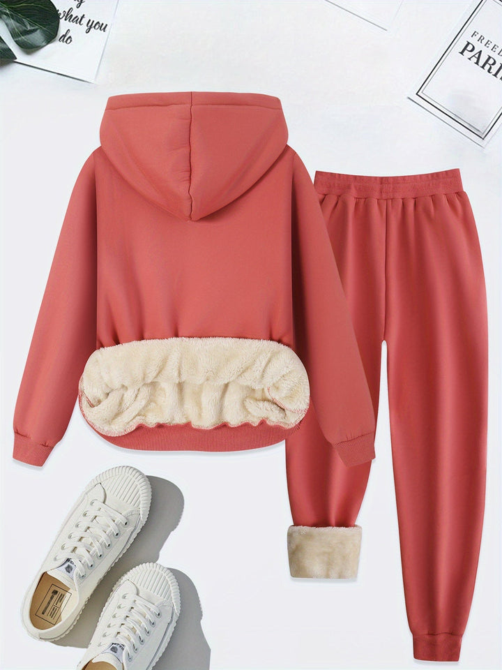 Comfortable Two-Piece Clothing Set for Women - Livia-Light grey-S-The Livary
