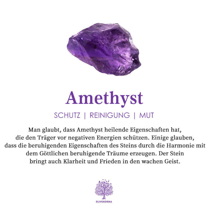 Natural Crystal Frog Meditation Necklace - Gaia-Amethyst-The Livary