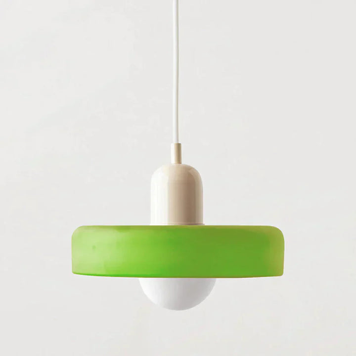 Hanging Ceiling Lamp - NordicLuxe-Green-Beige-25 x 18 cm-The Livary