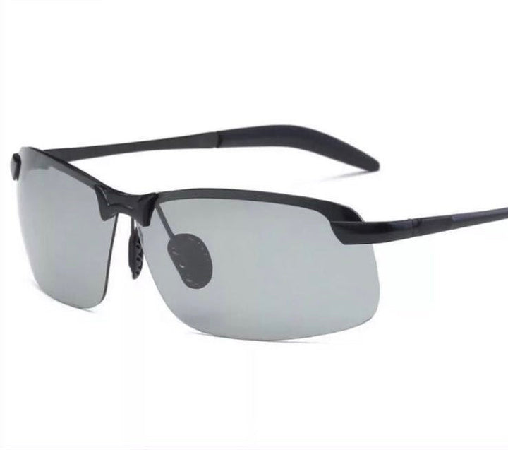 Stylish self-tinting polarised glasses for day & night – Nils-Black-Grey-The Livary