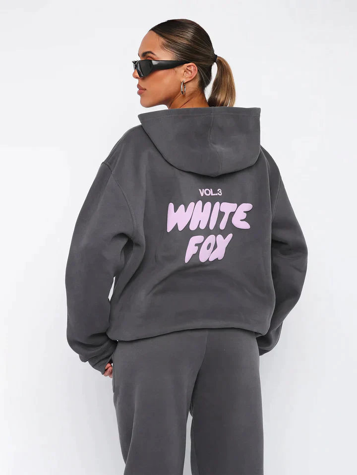 Comfortable Women's Tracksuit – Elise-Dark grey-S-The Livary