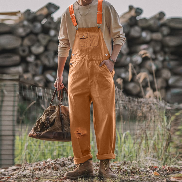 Unisex Garden Overalls - Sam-Beige-S-The Livary