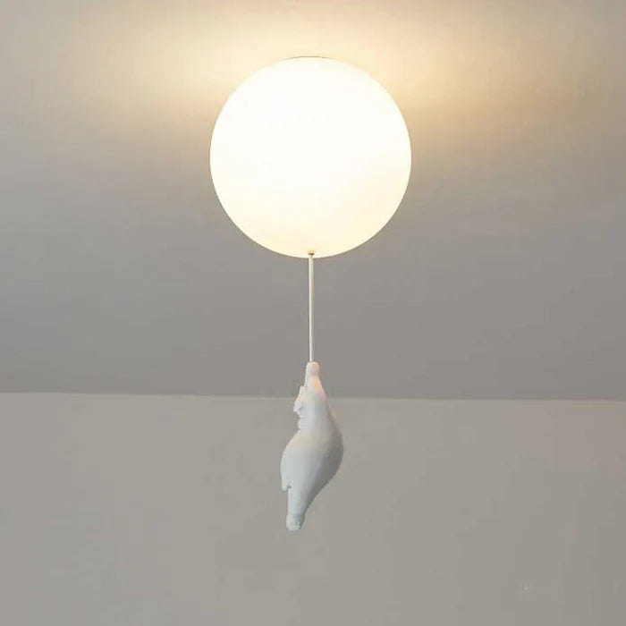 Children's Ceiling Lamp with Bear and Balloon - CloudBear