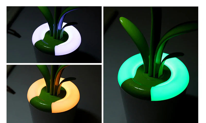 Modern Desk Lamp - LuminaFlex-Blue-The Livary