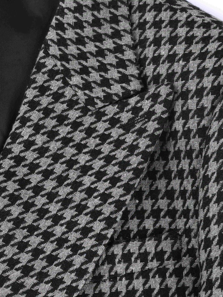 Stylish Checked Men's Blazer - Oliver-S-The Livary