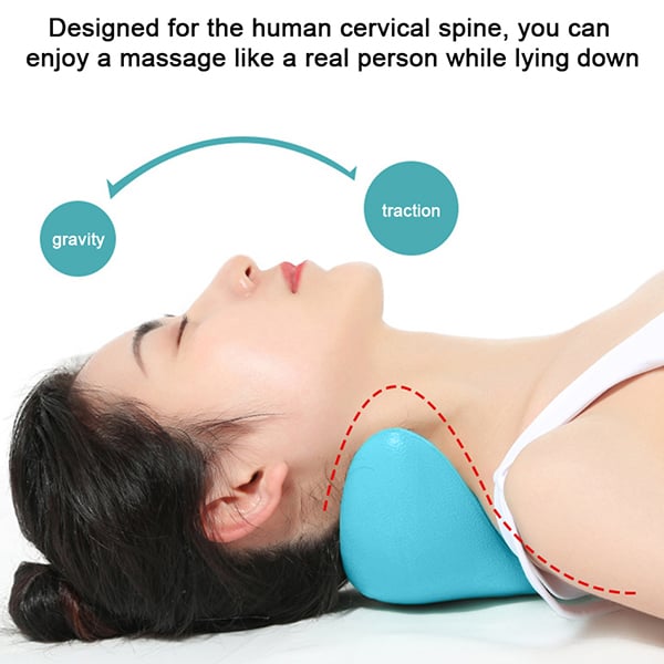 Ergonomic Neck Massage Cushion without Power – NeckEase Stretch-The Livary