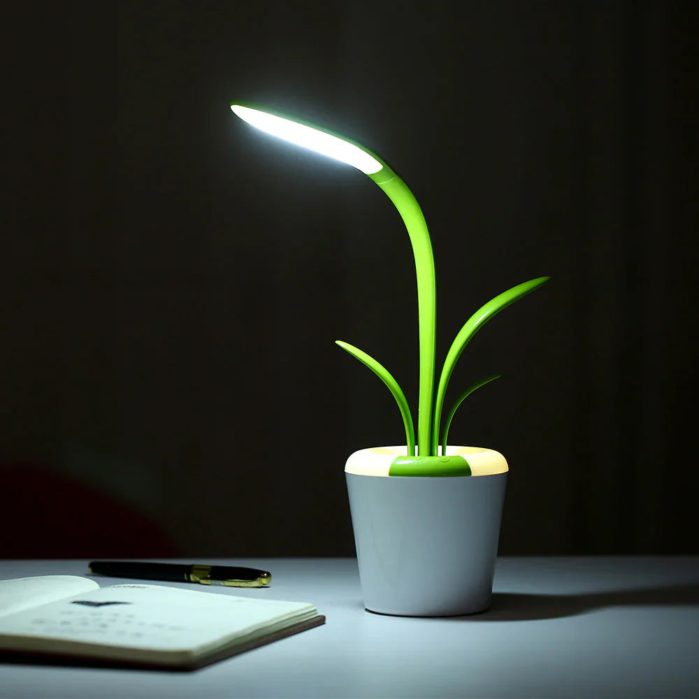 Modern Desk Lamp - LuminaFlex-Blue-The Livary