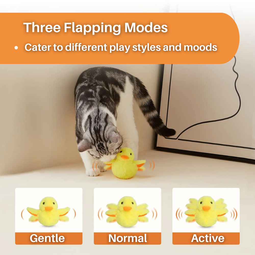 Flapping Duck Toy for Cats - DuckDash™ (1+1 FREE)-The Livary