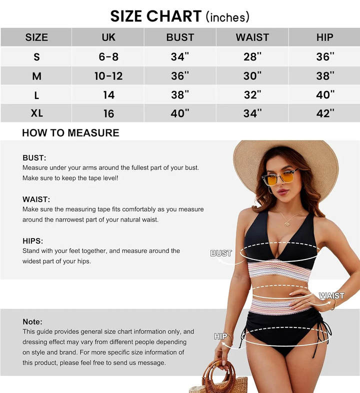 Shaping bikini set with high-waisted briefs & push-up top – Selina | Buy 1, get 1 free-Black-S-The Livary