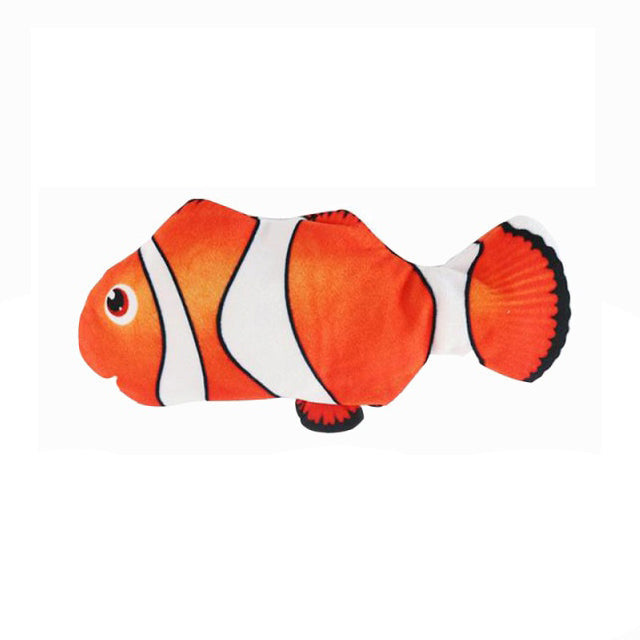 Interactive Dog Toy - FlippyFish-Clownfish-The Livary