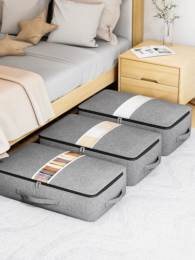 Smart and Spacious Storage Bag - UnderStore-Grey-M-The Livary