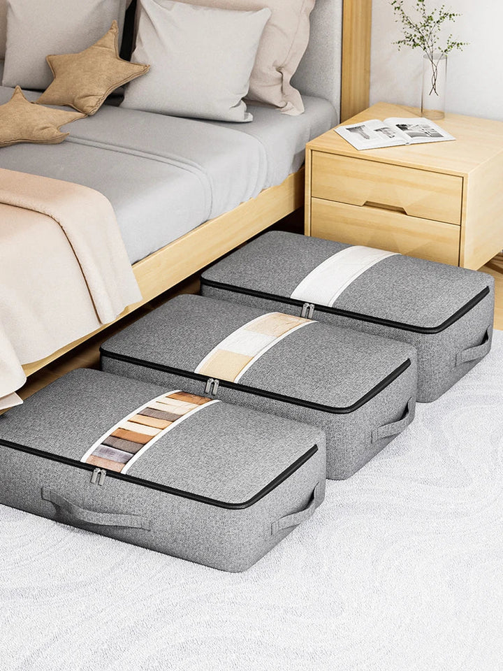 Smart and Spacious Storage Bag - UnderStore-Grey-M-The Livary