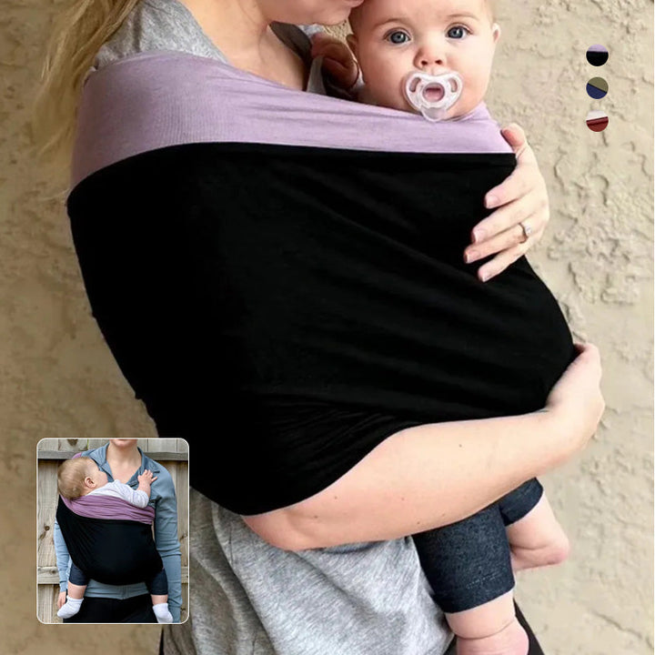 Comfortable Baby Carrier – SnugCarry-Brown-The Livary