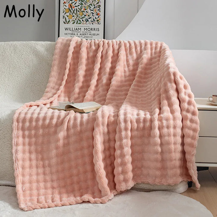Extra Soft Flannel Blanket - PlushBubble