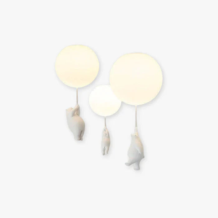 Children's Ceiling Lamp with Bear and Balloon - CloudBear