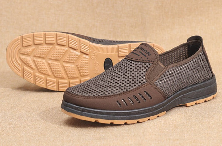 Breathable mesh sneakers - Noah-Brown-6-The Livary