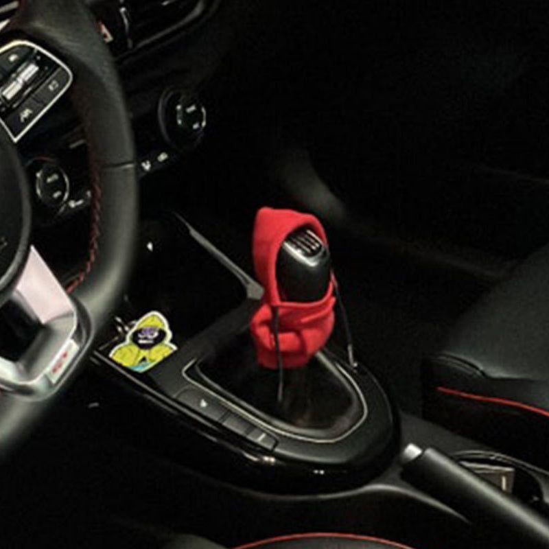 Cotton Protective Gear Shift Cover - ShiftEase-Poinsettia-The Livary
