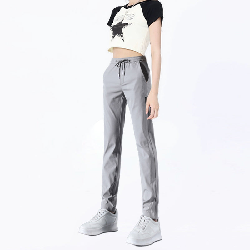 2025 New Models Unisex Quick-Dry Stretch Trousers-Light grey (Woman)-M-The Livary