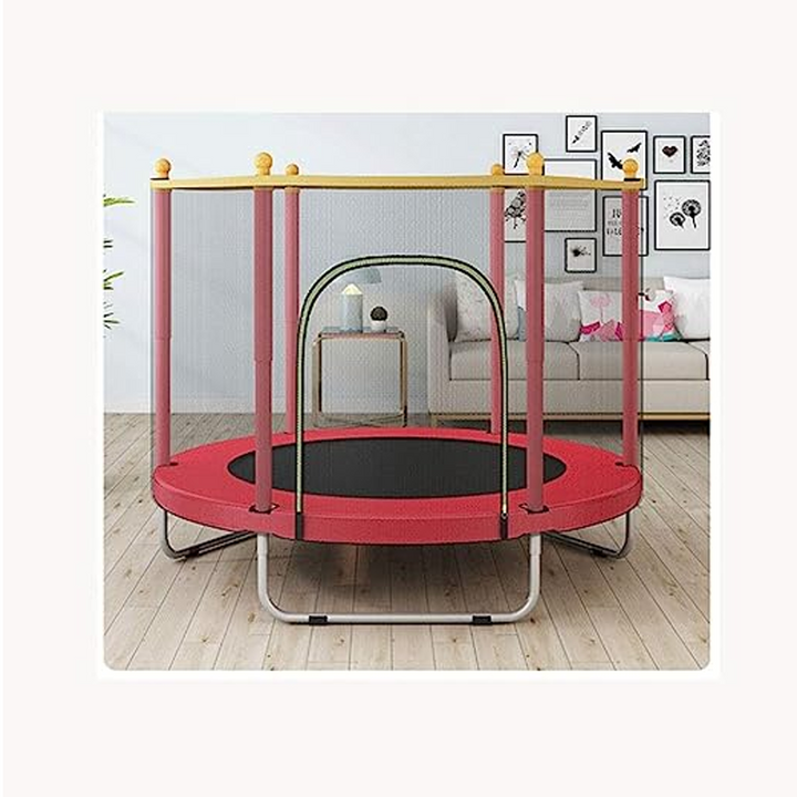 Children's trampoline with safety net – Jumpie KidsTramp-The Livary