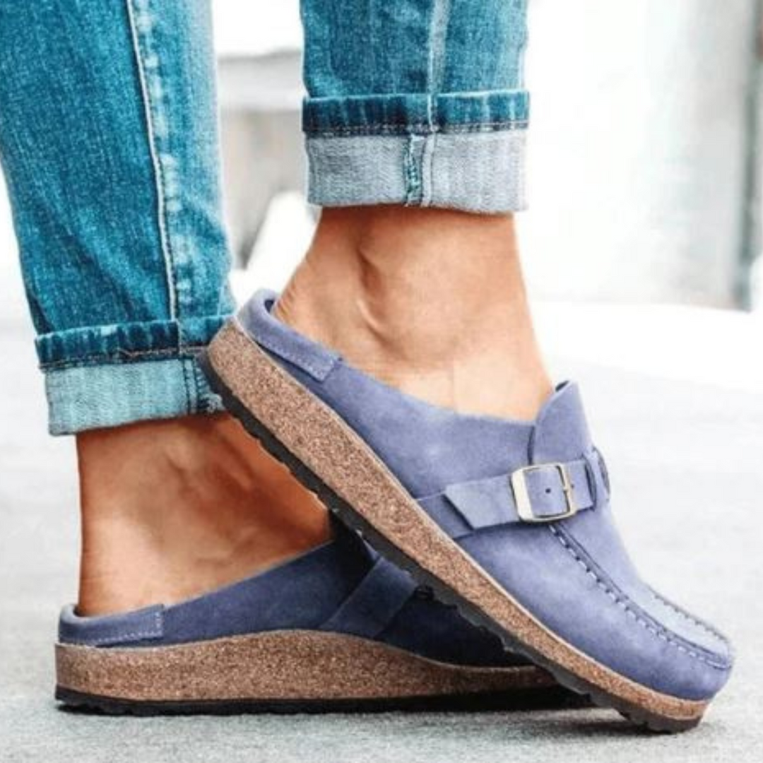 Sustainable comfort clogs in a retro style – Noelia-Purple-3-The Livary