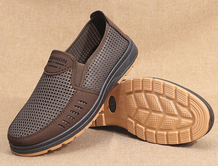 Breathable mesh sneakers - Noah-Brown-6-The Livary