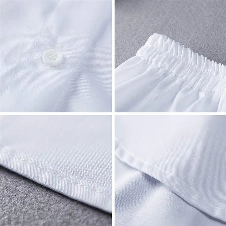 Ladies' Shirt Extender with Elastic Waistband – Noelle-White-S-The Livary