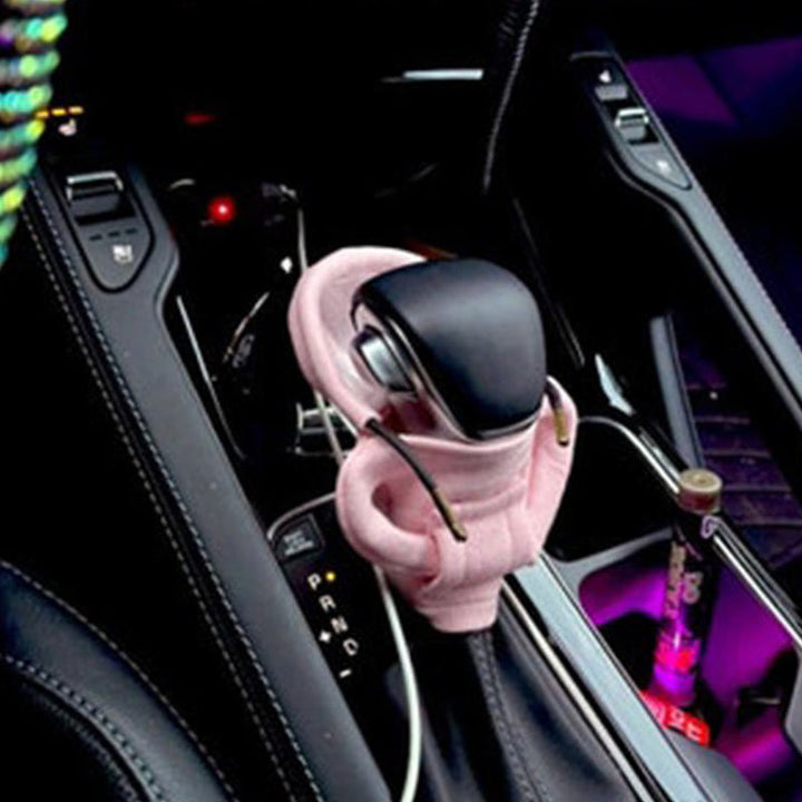 Cotton Protective Gear Shift Cover - ShiftEase-Poinsettia-The Livary