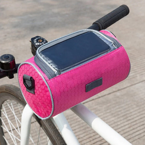 Waterproof Phone Bike Bag with Touchscreen Window - Velox-Pink-The Livary