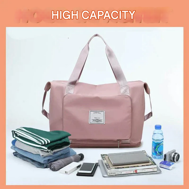 Foldable Travel Bag - FlexiCarry-Black-The Livary