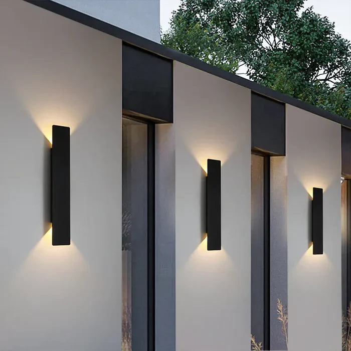 Weatherproof Outdoor Wall Lamp - StormGlow-Warm White-2W 2.13 inches *3.82 inches*1.37 inches-White-The Livary