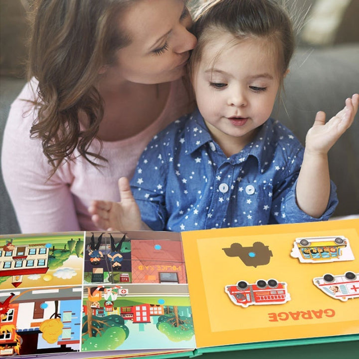 Educational Busy Book for Children – LearnJoy-Transport-The Livary