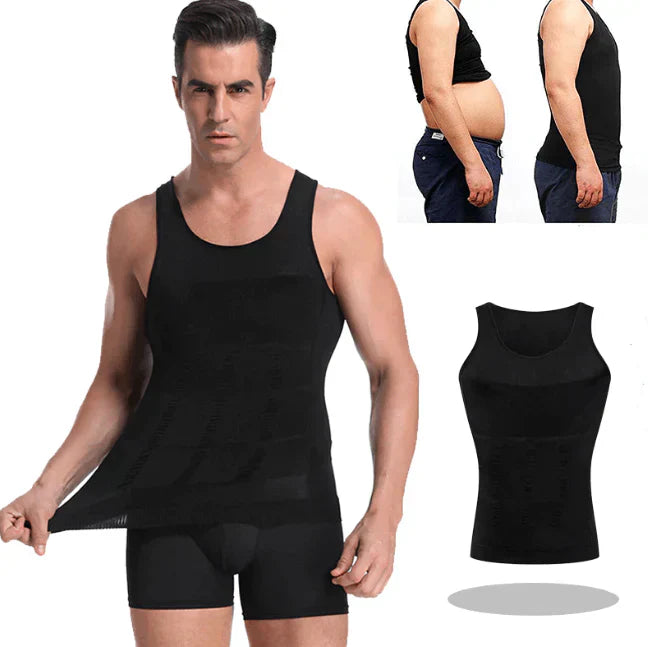 Men's Compression Undershirt – Massimo-Black-S-The Livary