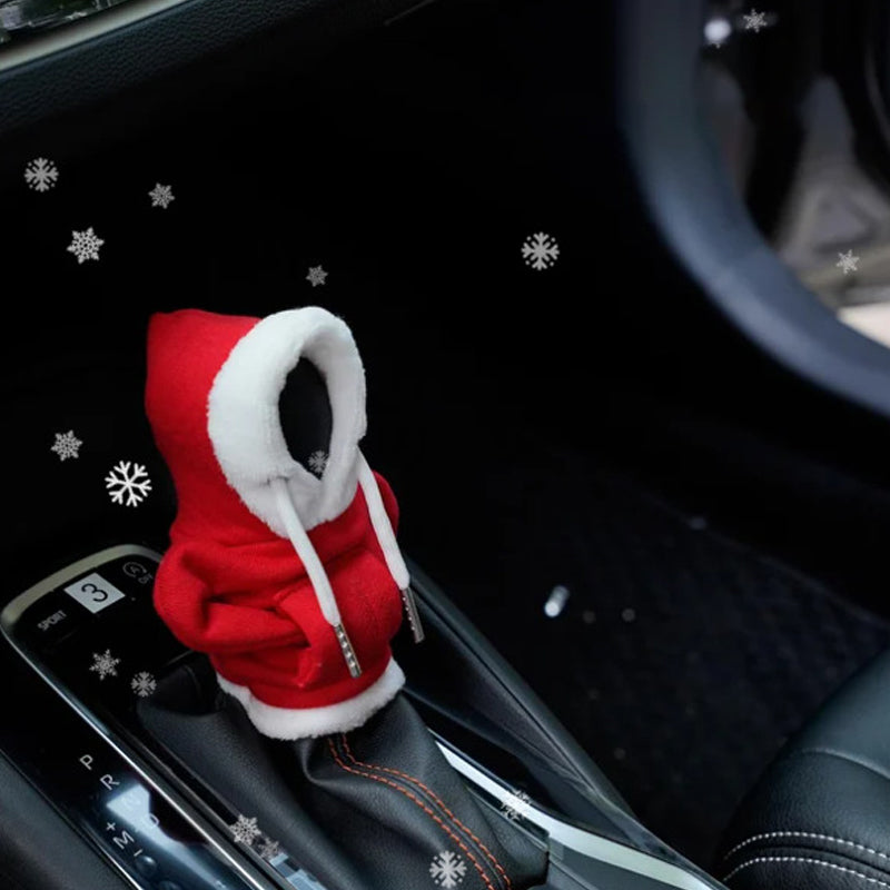 Cotton Protective Gear Shift Cover - ShiftEase-Poinsettia-The Livary